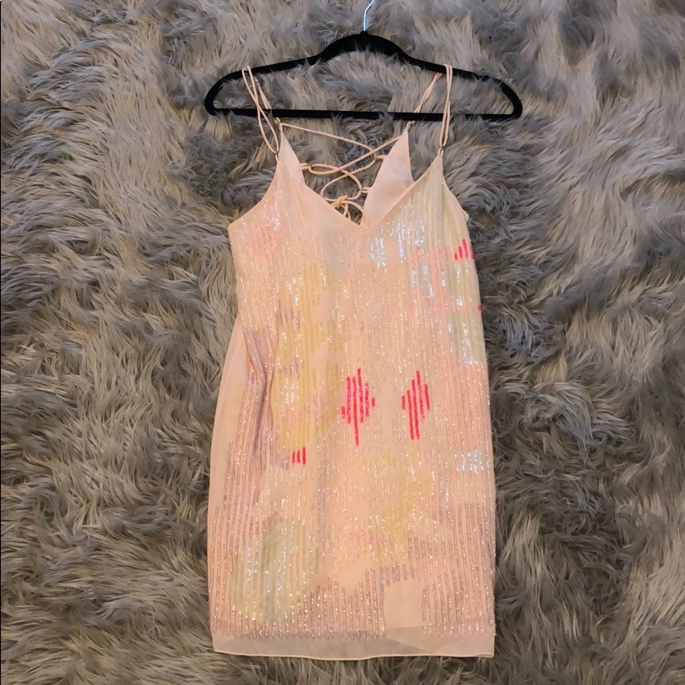 Nasty Gal sequin mini dress